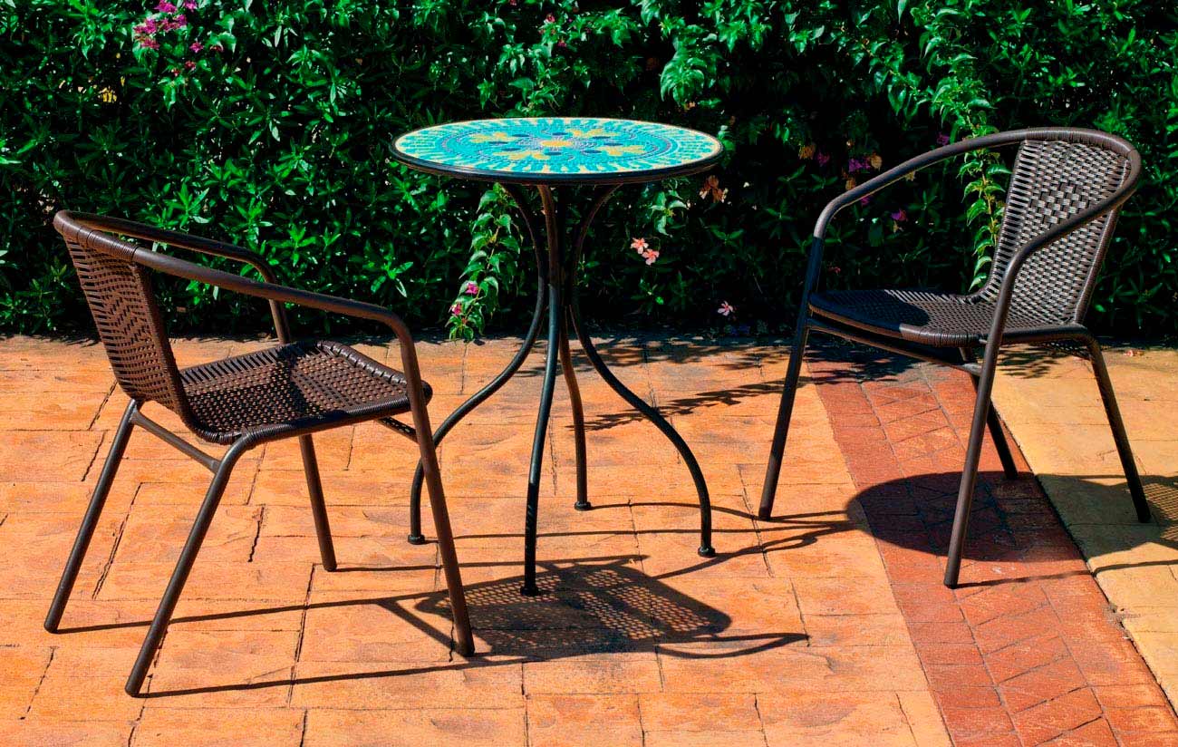 Mesa para terraza jardín mosaico Málaga-60.