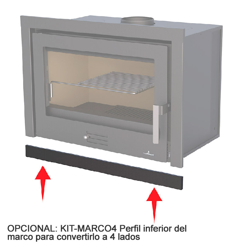 Insertable de leña Rioja de Bronpi