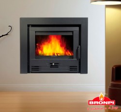 Chimenea Bronpi Insertable metálico con turbinas Merida