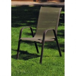 Silla jardin apilable acero Macao 3 hevea