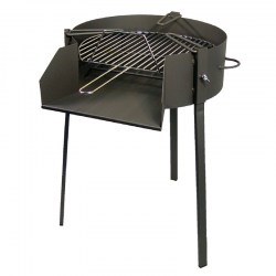 Barbacoa redonda con soporte para paellas 40cm