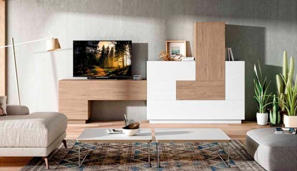 Moderna composición de salón 01 de muebles Canoil