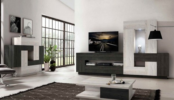 Moderna composición de salón 12 de muebles Canoil
