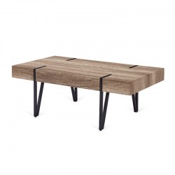 Mesa de centro mdf y patas metálicas modelo Country Importa Home