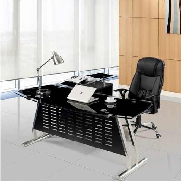 Mesa de oficina oval modelo Evian