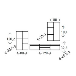 composicion de salon sunset low cost