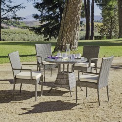 Mesa jardin ratan Mali 90 hevea