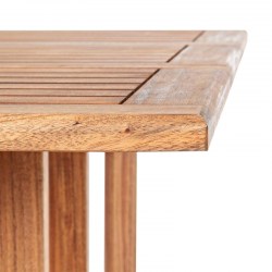 set de mesa y sillas de jardin de madera noemi de bizzotto