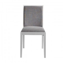 Silla en tela gris modelo Cairo