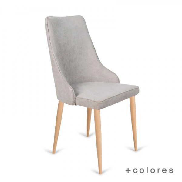 Silla tapizada en tela tipo Lido modelo Imperial Importa Home