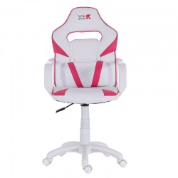 Silla Gamer rosa y blanca XTR X10