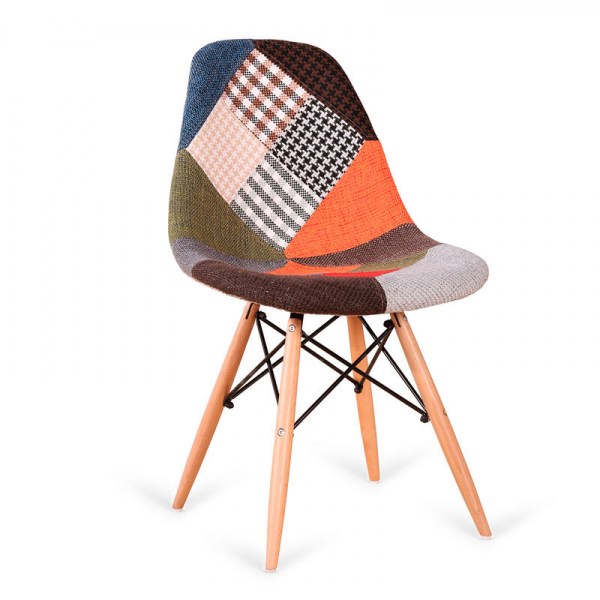 silla de diseño patchwork modelo Dereck Patch de Importa Home