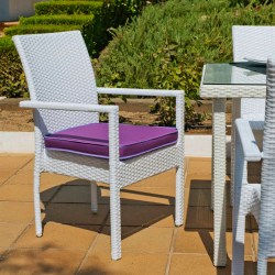 sillon jardin ratán blanco emir 3 hevea