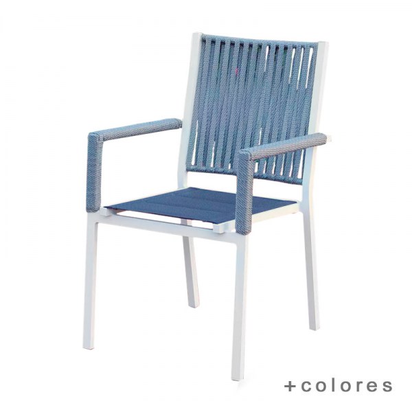 sillon de jardin en aluminio belmond 3 de hevea