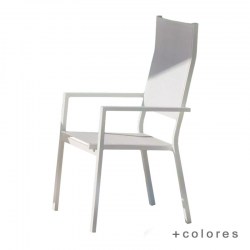 silla de jardin Corcega marron hevea