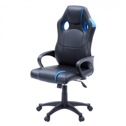 Silla Gamer giratoria Daytona Azul