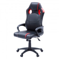 Silla Gamer giratoria Daytona Rojo