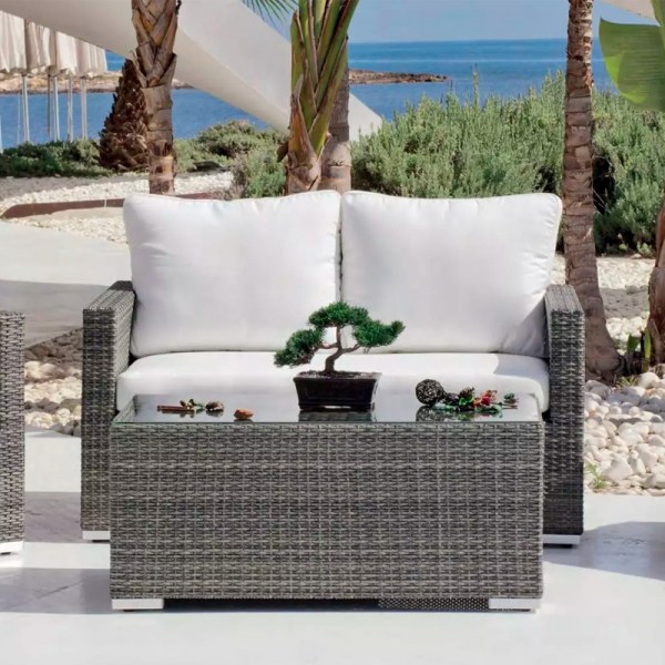 sofa 2 plazas jardin doha 2 hevea