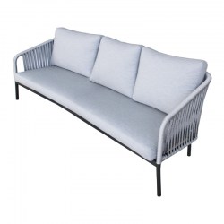 sofa de jardin 3 plazas yina 3 hevea