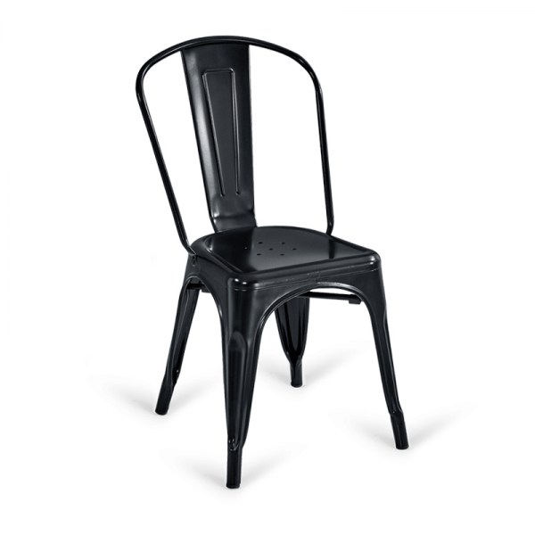 silla tolix negra
